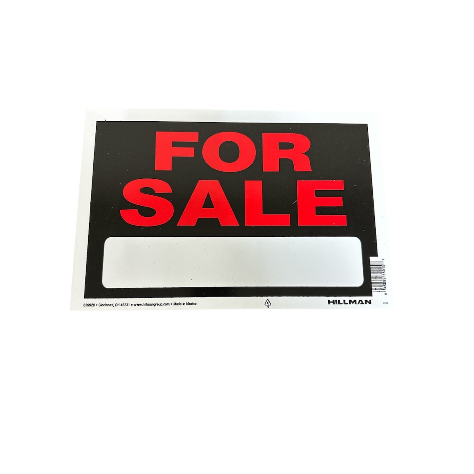 Hillman 8&Prime; x 10&Prime; Plastic Signs Various Models New