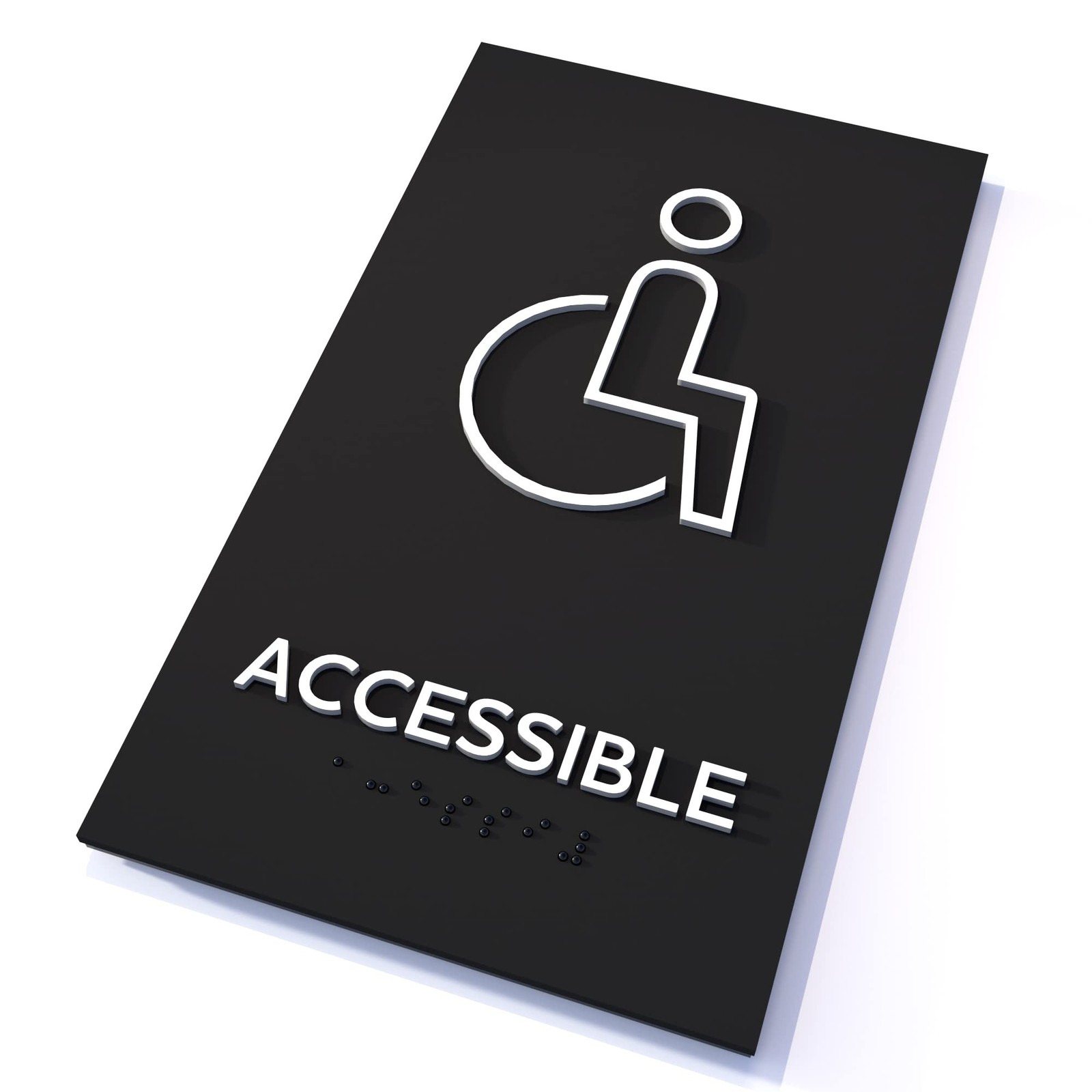 Kubik Letters Handicap Sign – Handicap Accessible Sign – Wheelchair Accessibl…