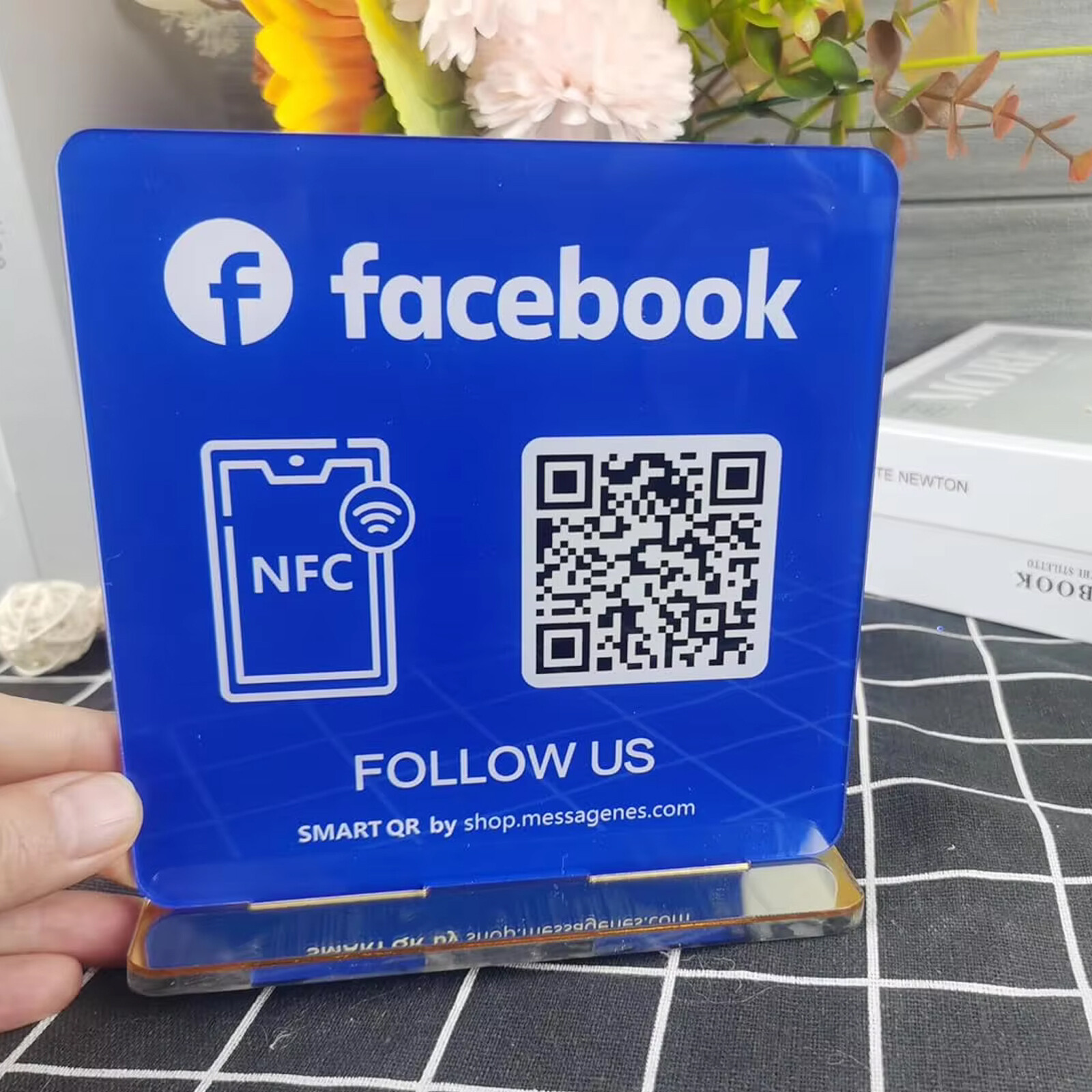 Custom Review Us on Google QR Code Sign Google Review Sign with NFC