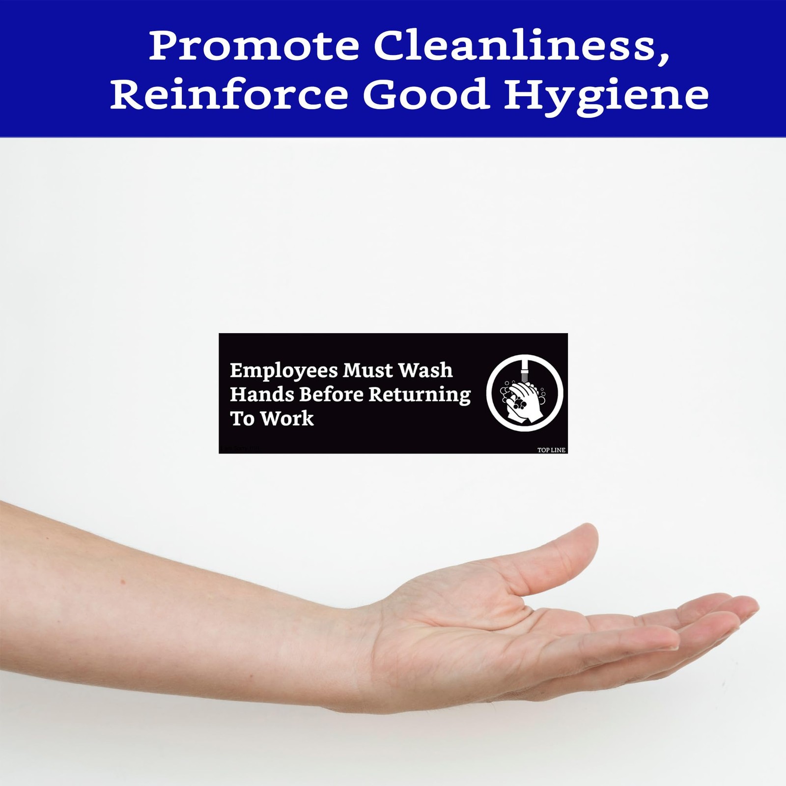 Wash Rinse Sanitize Stickers Great for Restaurants Commercial Kitchens 3 Sink