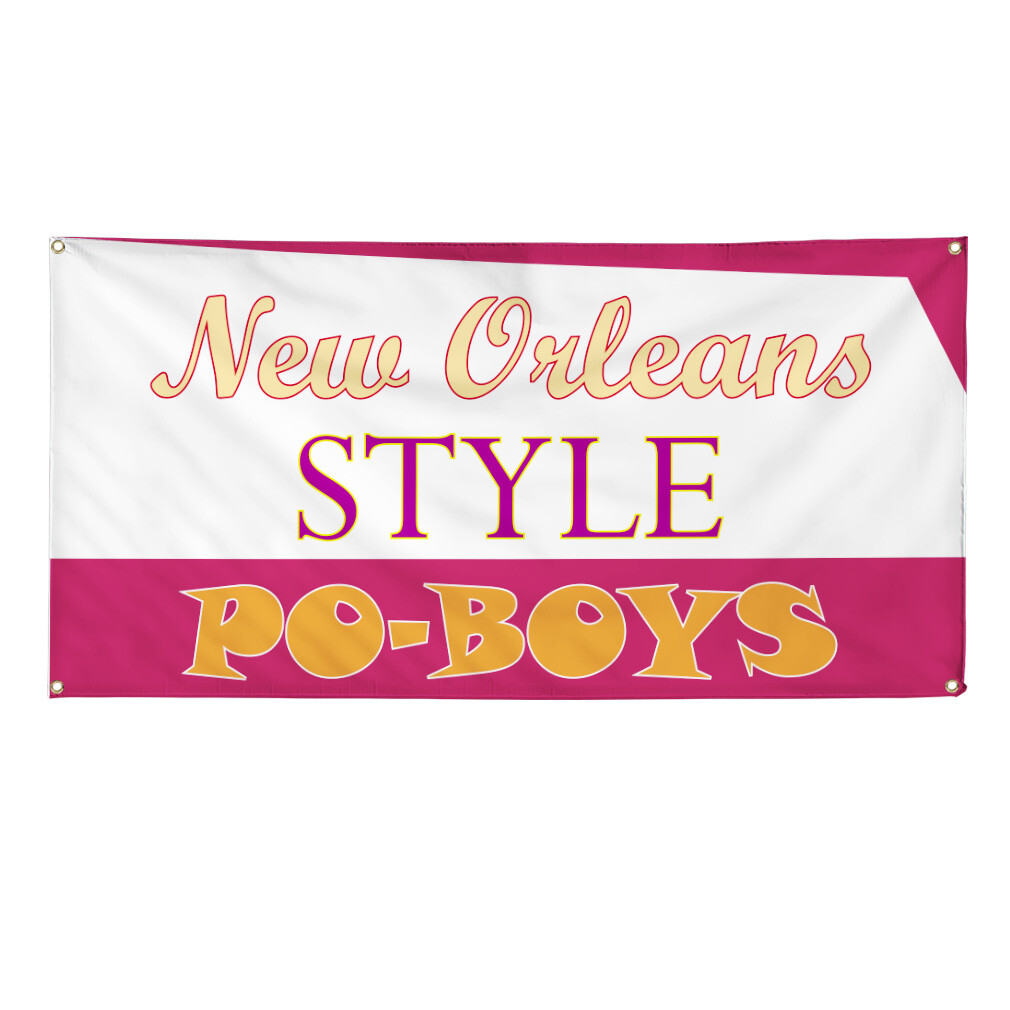 Vinyl Banner Multiple Sizes New Orleans Style Advertising Printing Outdoor