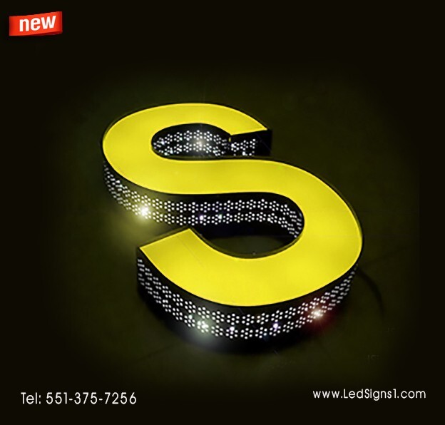 New Custom Made Led Channel Letter, Front-Lit and side-Lit 20 Inches