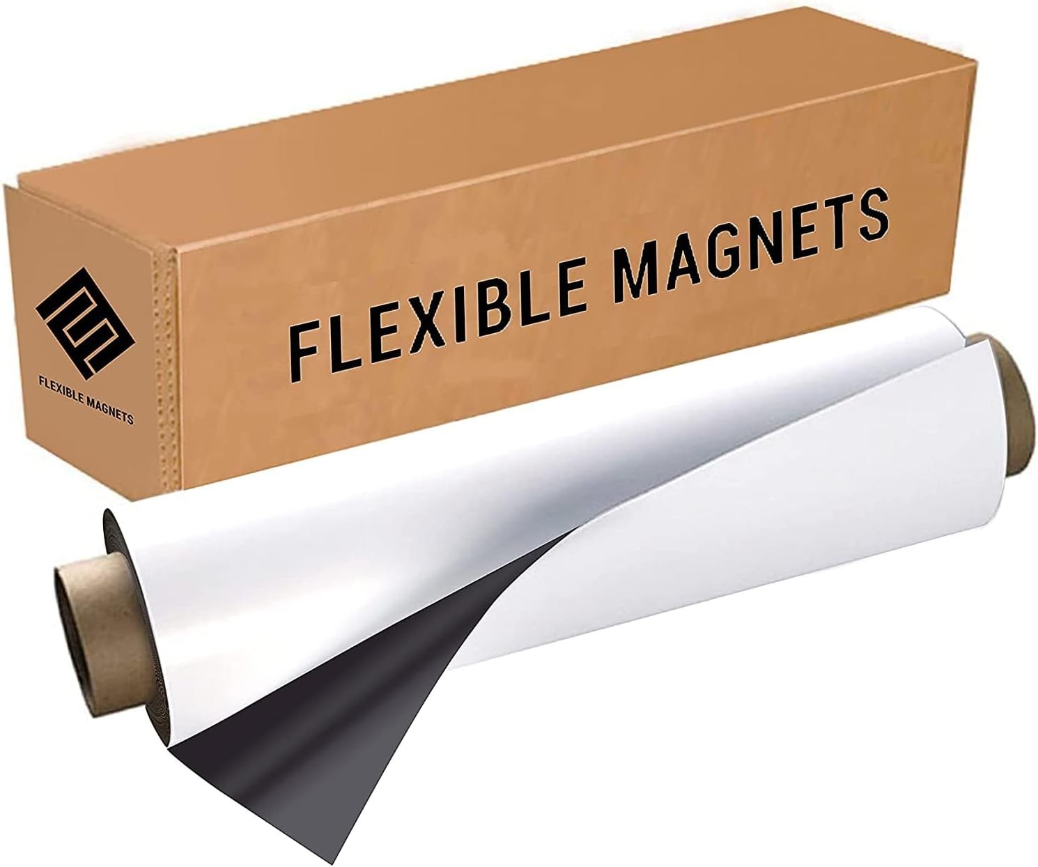 Flexible Vinyl Roll of Magnet Sheets – White Super Strong & Ideal for Crafts