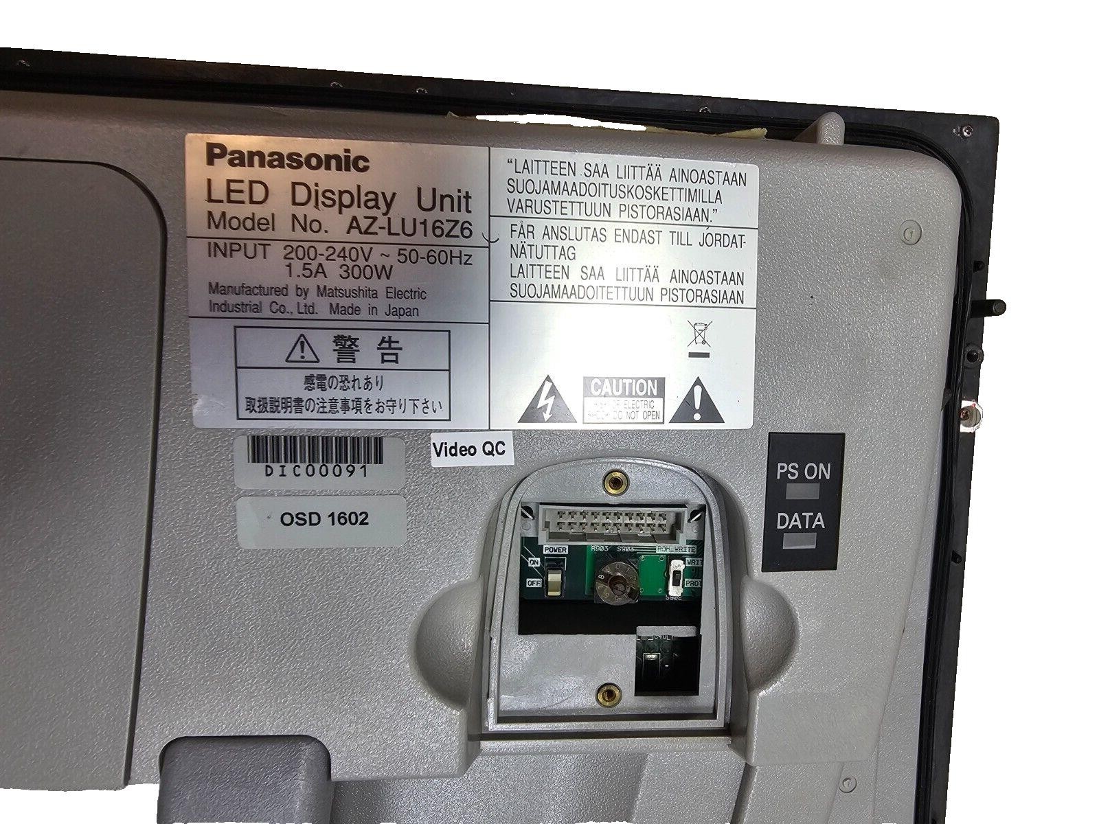 Lot 4 PCS Panasonic AZ-LU16Z6 LED Display Unit Media Tile, 300W, RGB, Tested