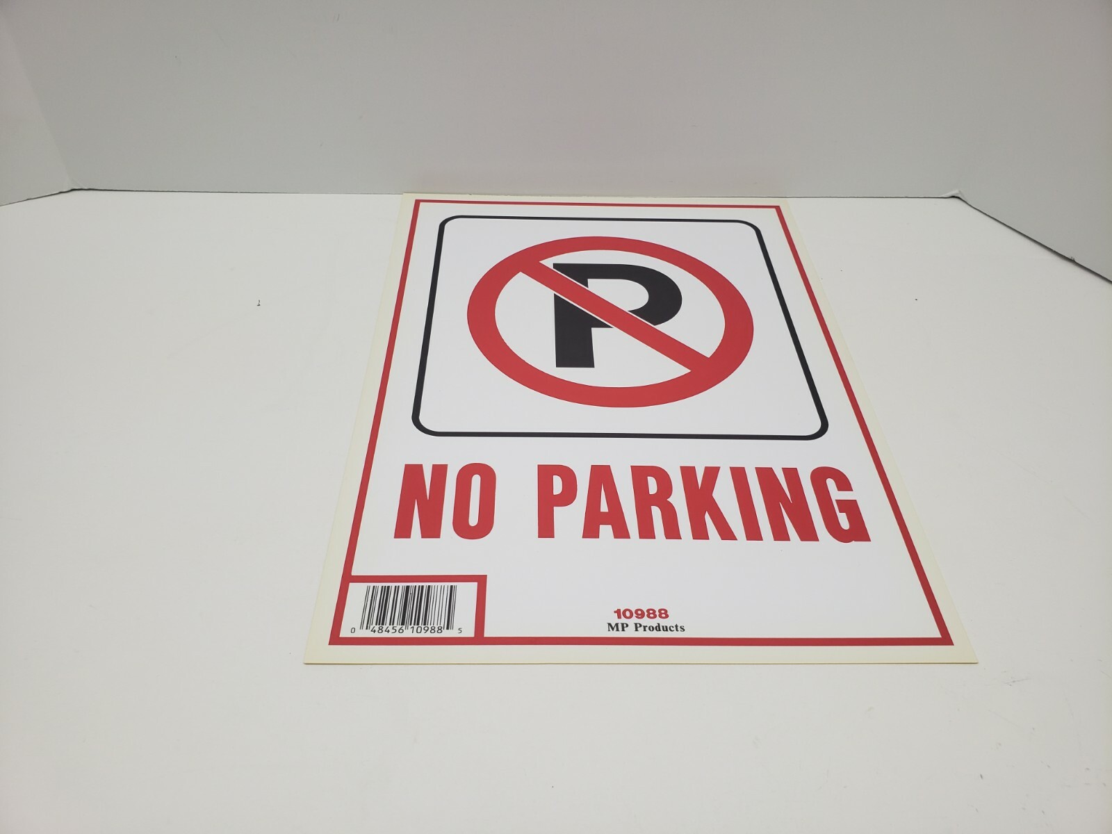 5 Pack, No Parking Sign 9&Prime;x12&Prime; Durable Plastic, Weatherproof, Bright Visible