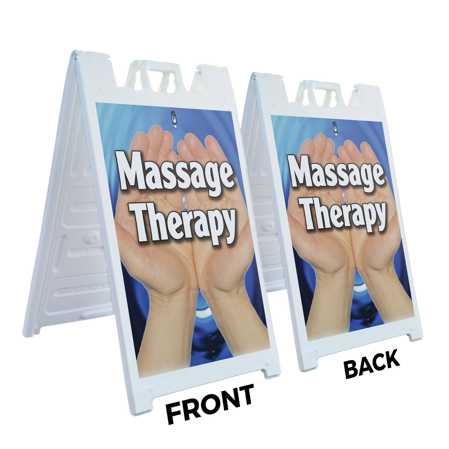A-frame Sidewalk Massage Therapy 24&Prime; x 36&Prime; Double Sided A-Frame Sidewalk Sign