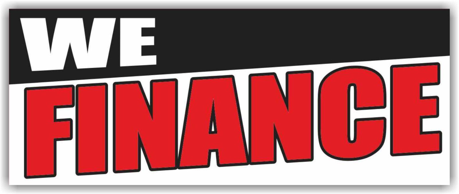 WE FINANCE Advertising Banner Vinyl Mesh Sign Pawn Shop Cash out Loan Credit