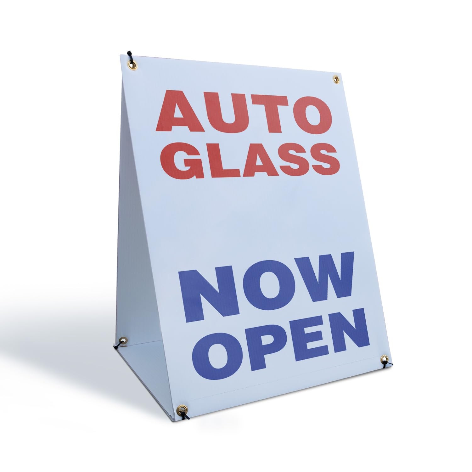 Signmission Glass Now Open Sidewalk Sign 24 Inch X 36 Inch A-Frame Images On