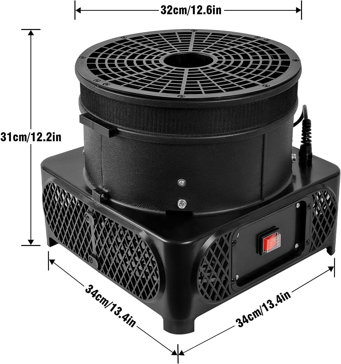 Inflatable Tube Dancer Blower Fan 550W