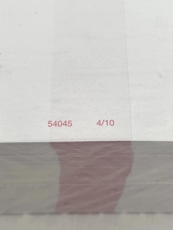 Retail Sale Poster Paper 11&Prime;x7&Prime; Red & White Sealed Display Signage Paper