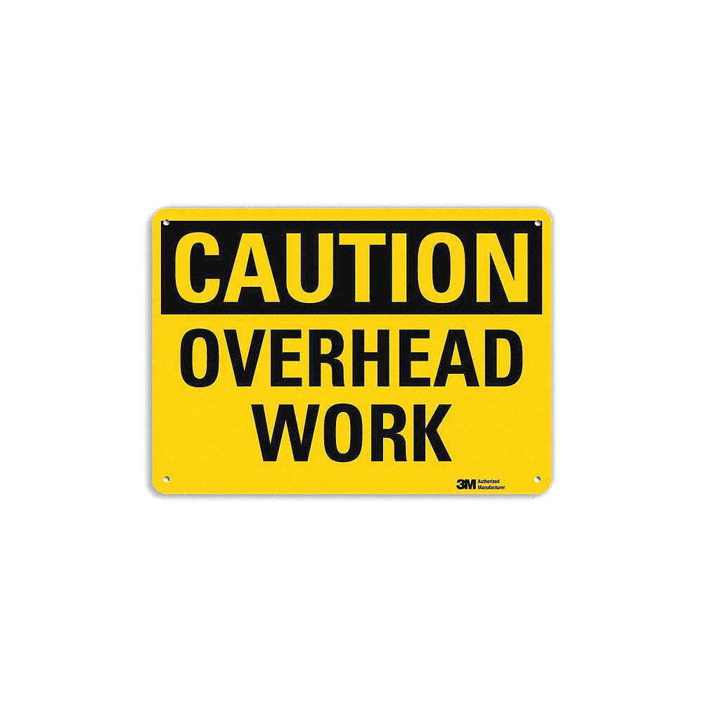 LYLE U4-1580-NP_14X10 Caution Sign,10 inx14 in,Plastic 44UK73