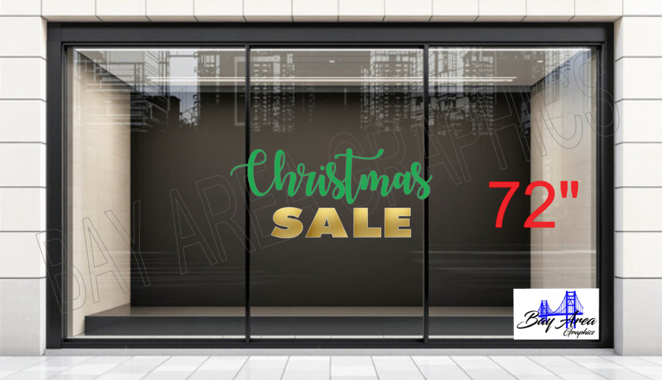 Christmas SALE Window Sign | Premium Oracal 651 Outdoor Decal🎅🎄❄️.