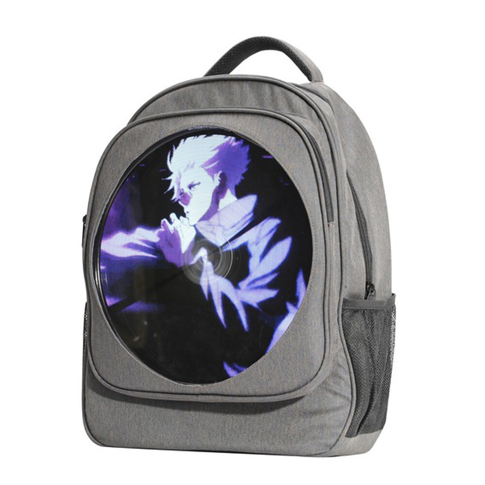 3D Hologram Projector Fan Advertising Zipper Backpack LED Display Holographic