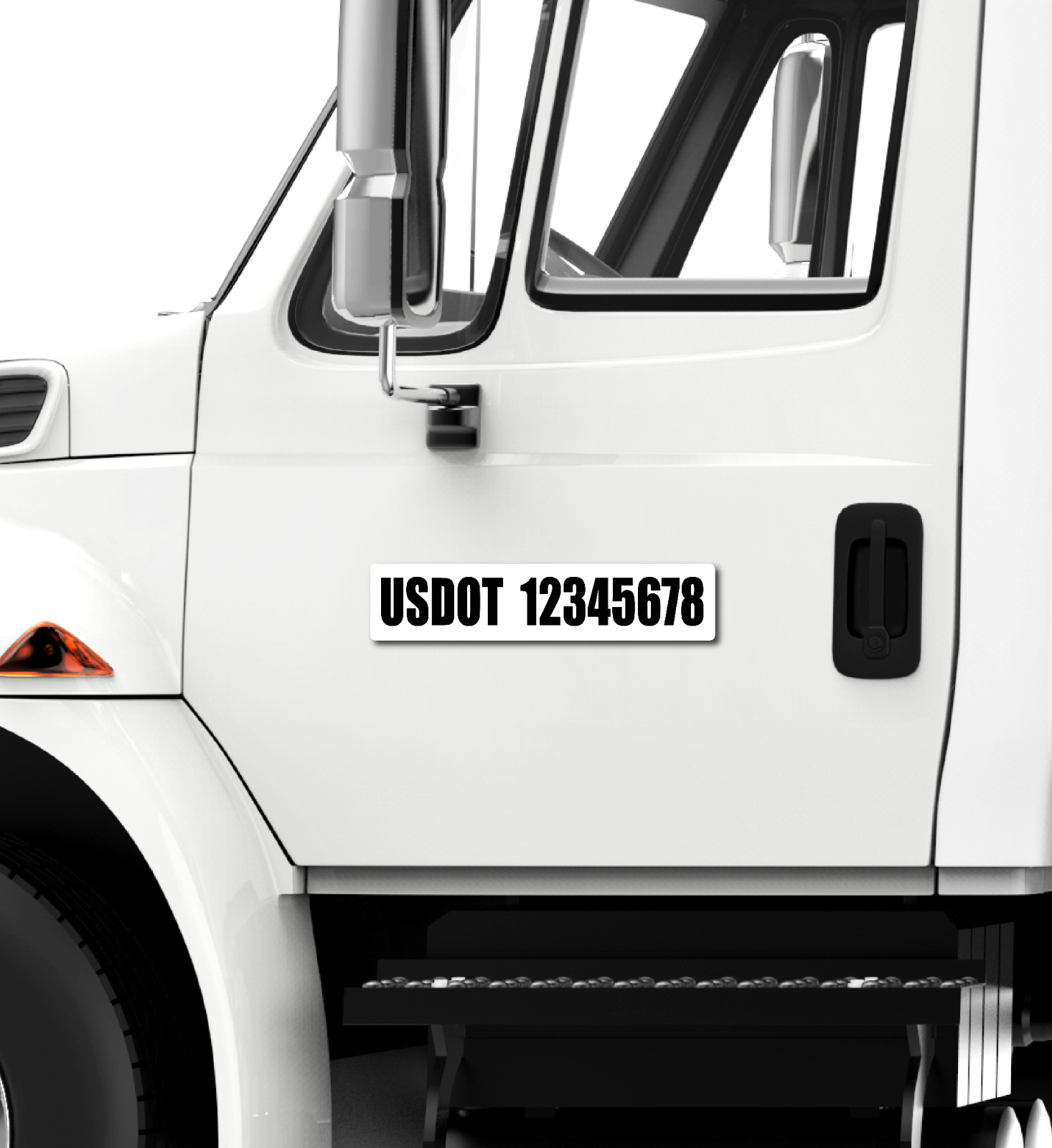 2-PACK 18&Prime;x4&Prime; CUSTOM USDOT NUMBER MAGNETS – US DOT COMPLIANCE ESSENTIAL USA MADE