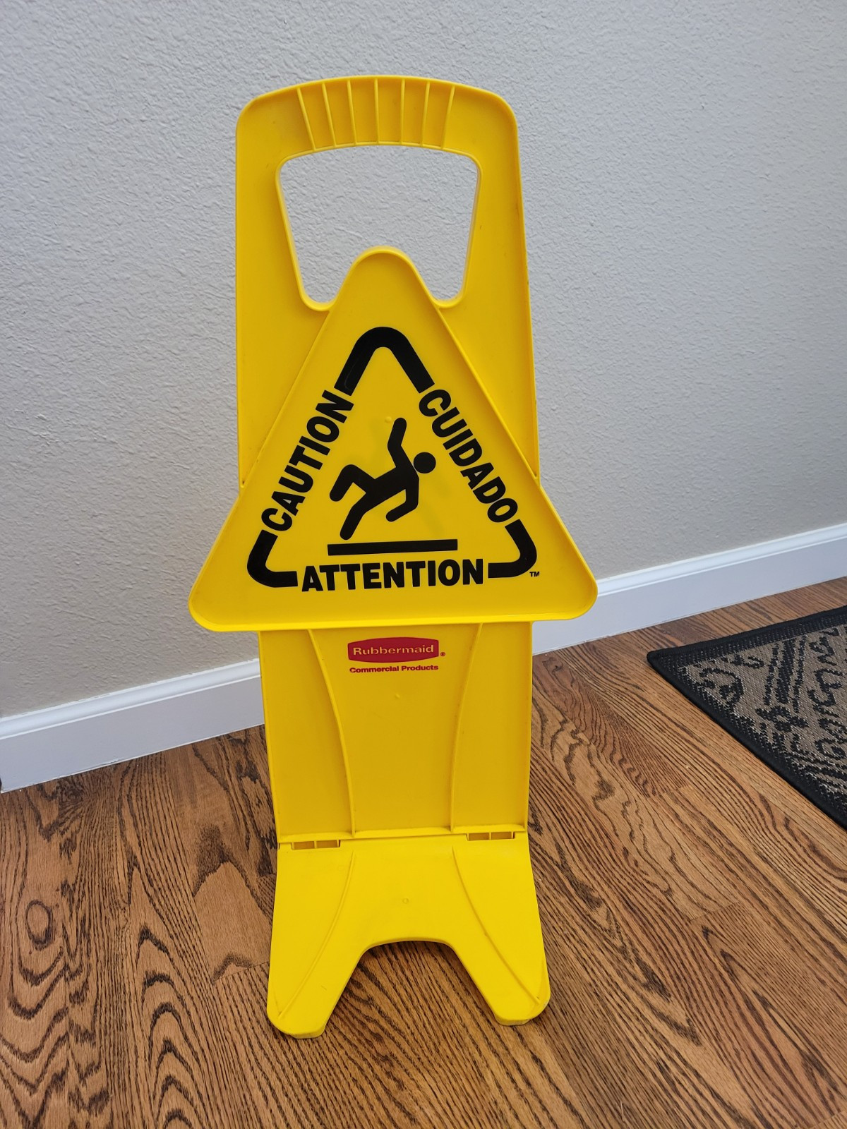 Rubbermaid Commercial Floor Safety Sign, Caution 26 In