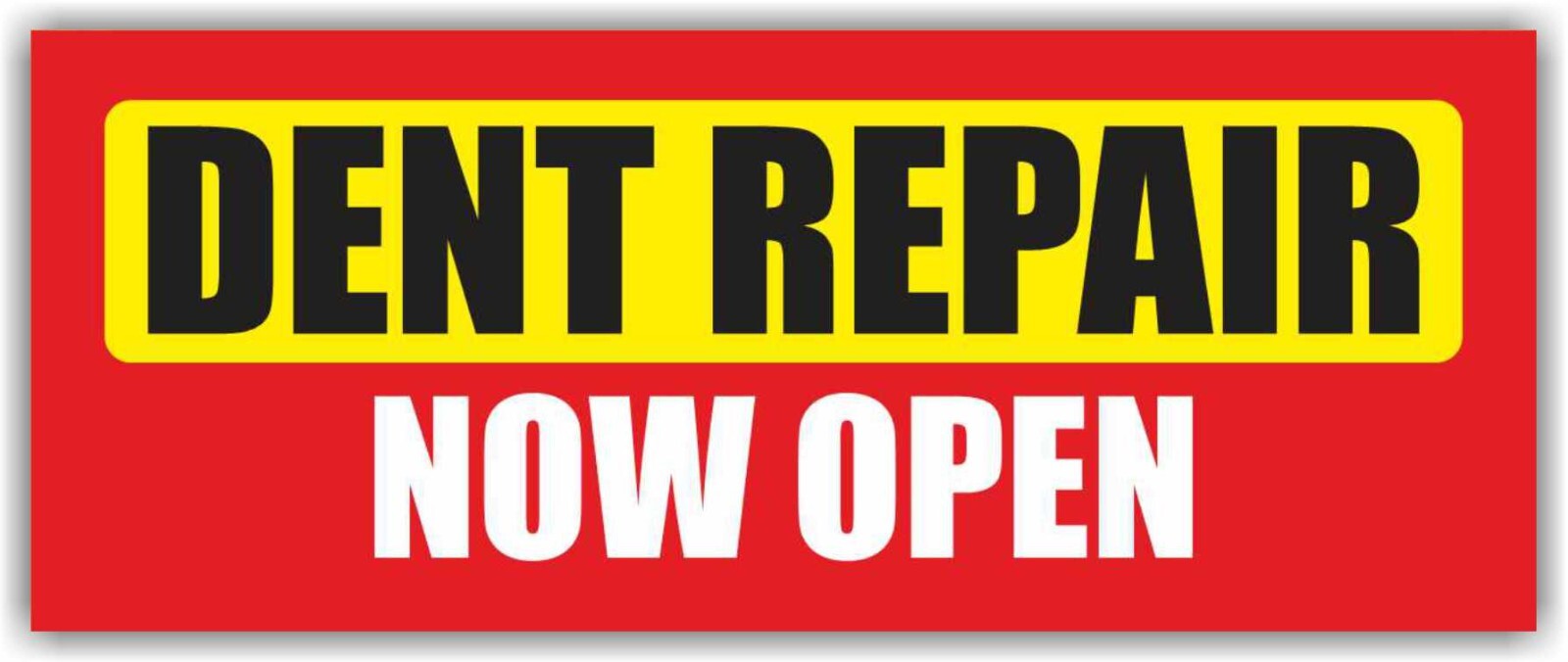 DENT REPAIR NOW OPEN Advertising Banner Vinyl Sign PAINTLESS Auto Hail Damage