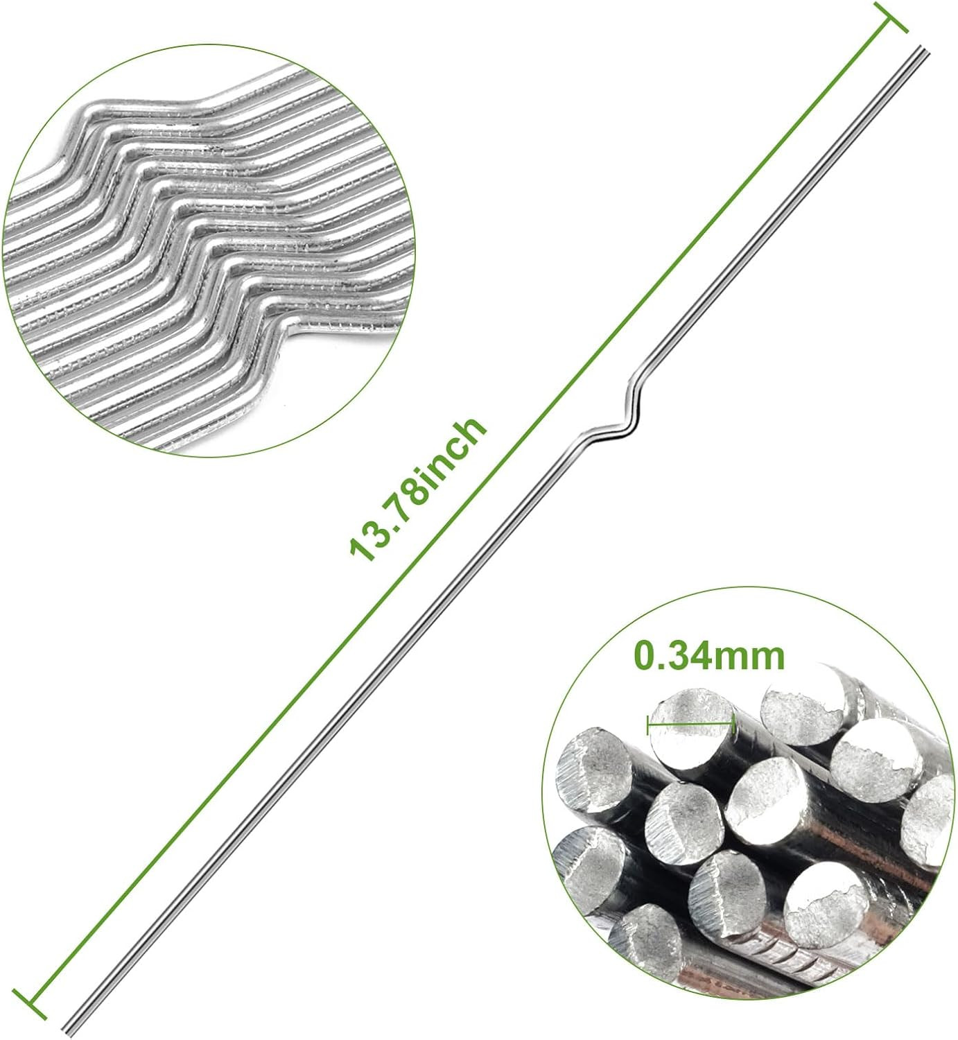 Yard Sign Stakes – 12 Pack Heavy Duty Metal Yard Sign Stake for Outdoor Ground G