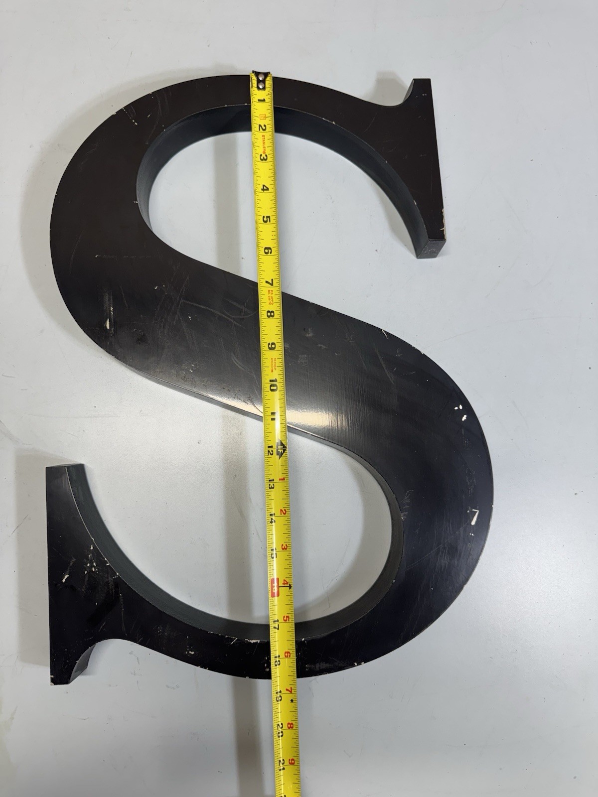 Gemini Inc 18” Cast Aluminum Architectural Letter Sign Black Commercial Letters