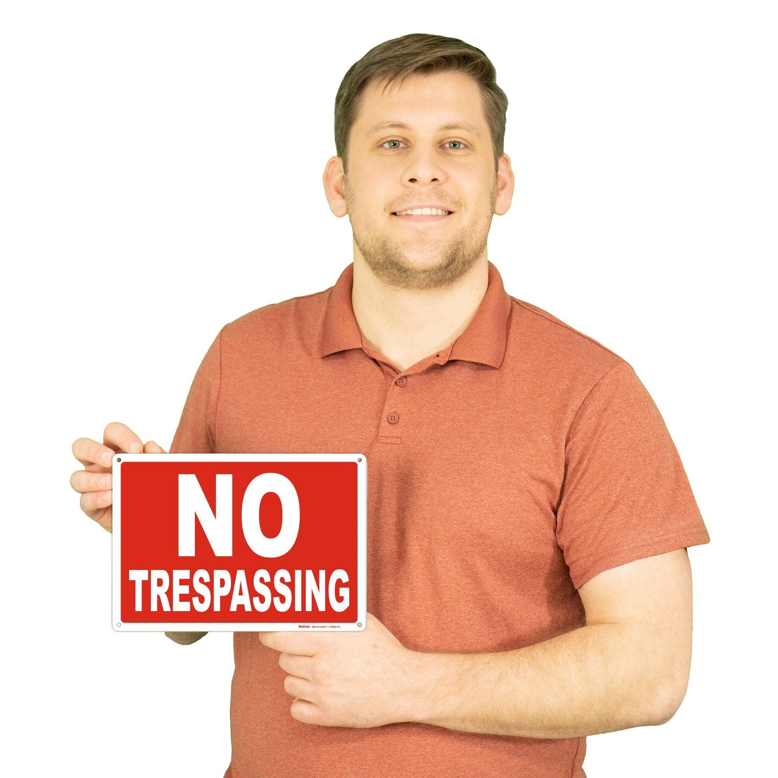 – 7&Prime;x10&Prime; No Trespassing Sign – Weatherproof Aluminum, Rust-Free, Easy Install…