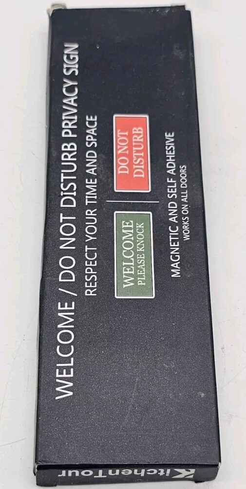 Privacy Sign Do Not Disturb Welcome Sign for Home Office Restroom Conference