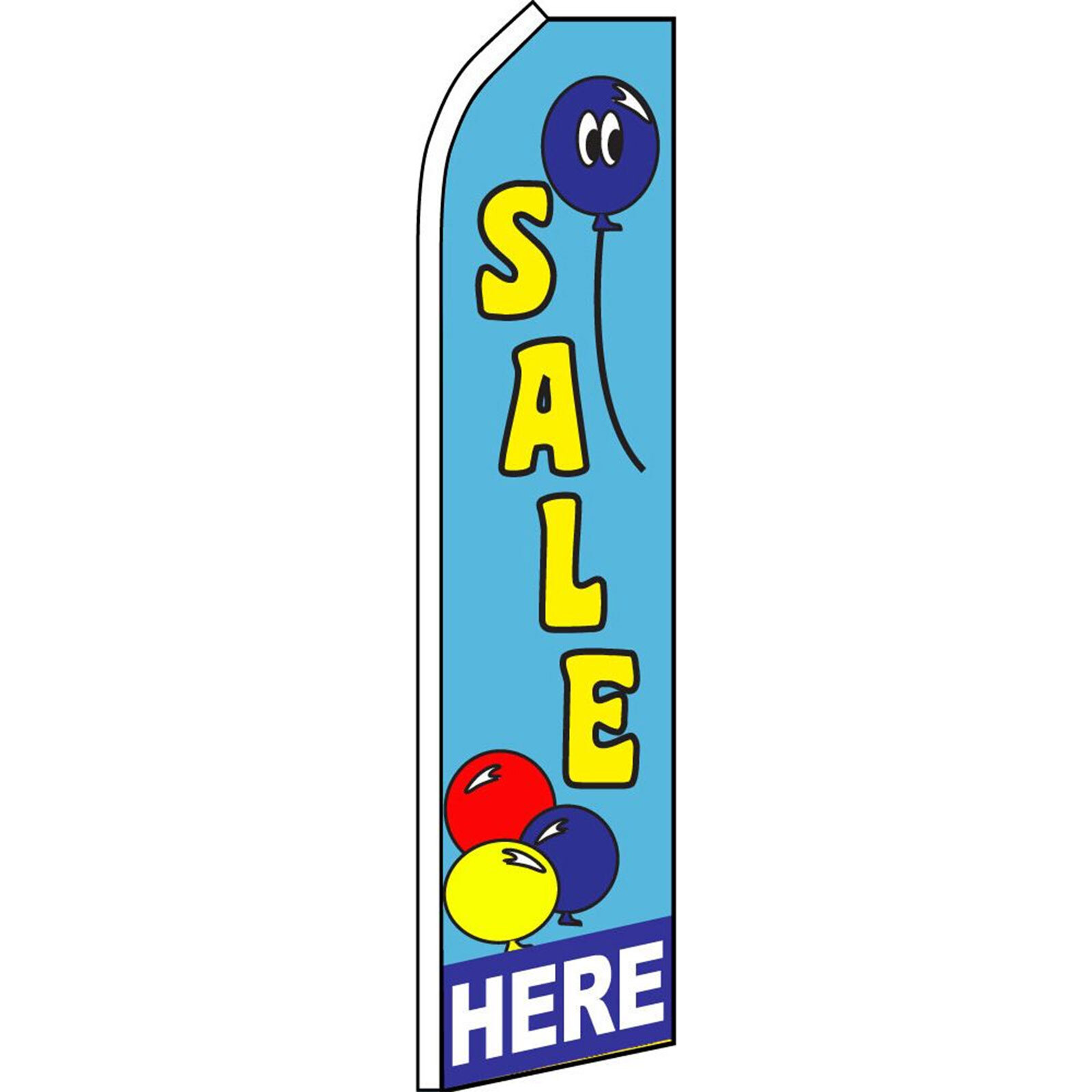 Sale Here 2 1/2 ft X 11 1/2 ft Swooper Flag (Hardware Sold Separately)