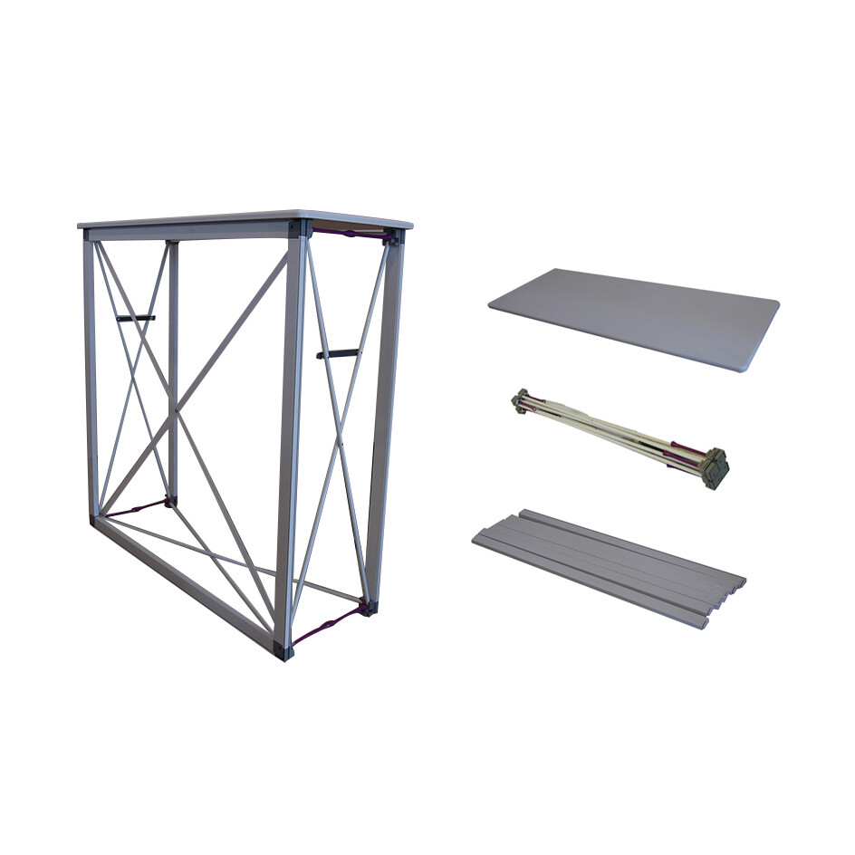 39&Prime; SEG Pop UP Counter Custom Trade Show Display Banner Stand Counter Table Gift