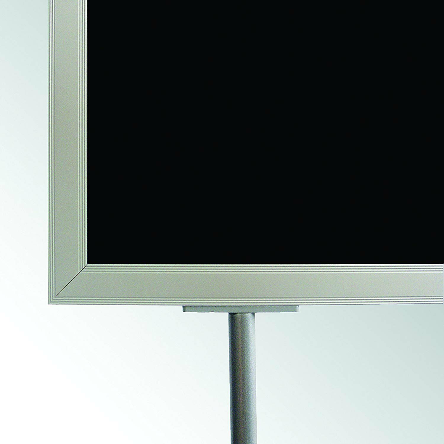 Metal Oval Base Poster Stand Infoboard Double Sided Sign Holder Slide-In 22×28&Prime;