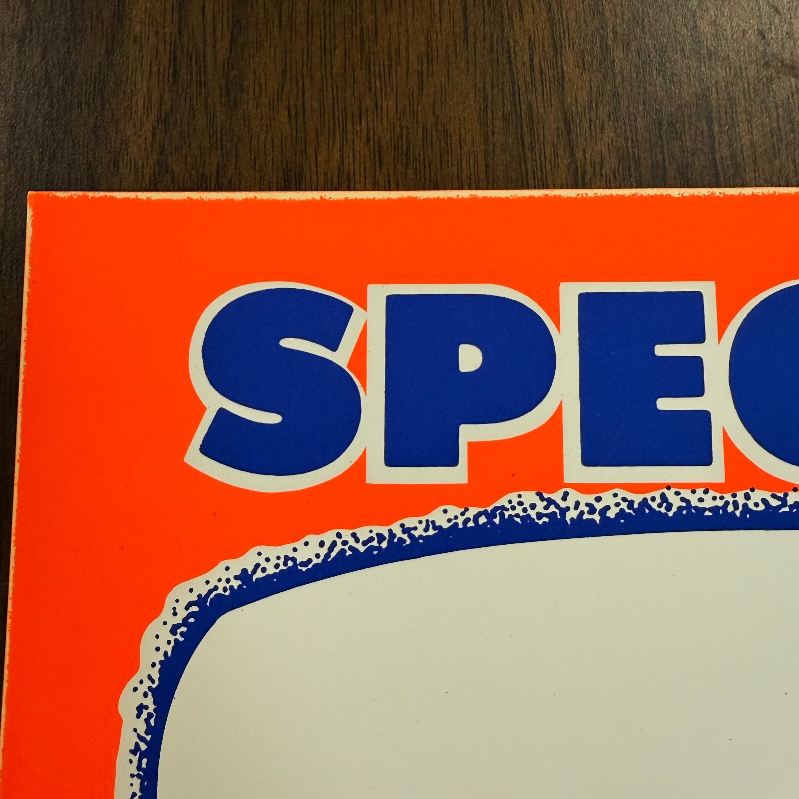 NEON Orange Special Shelf Signs Price Display Cards-11&Prime;W x7&Prime;H -50 signs