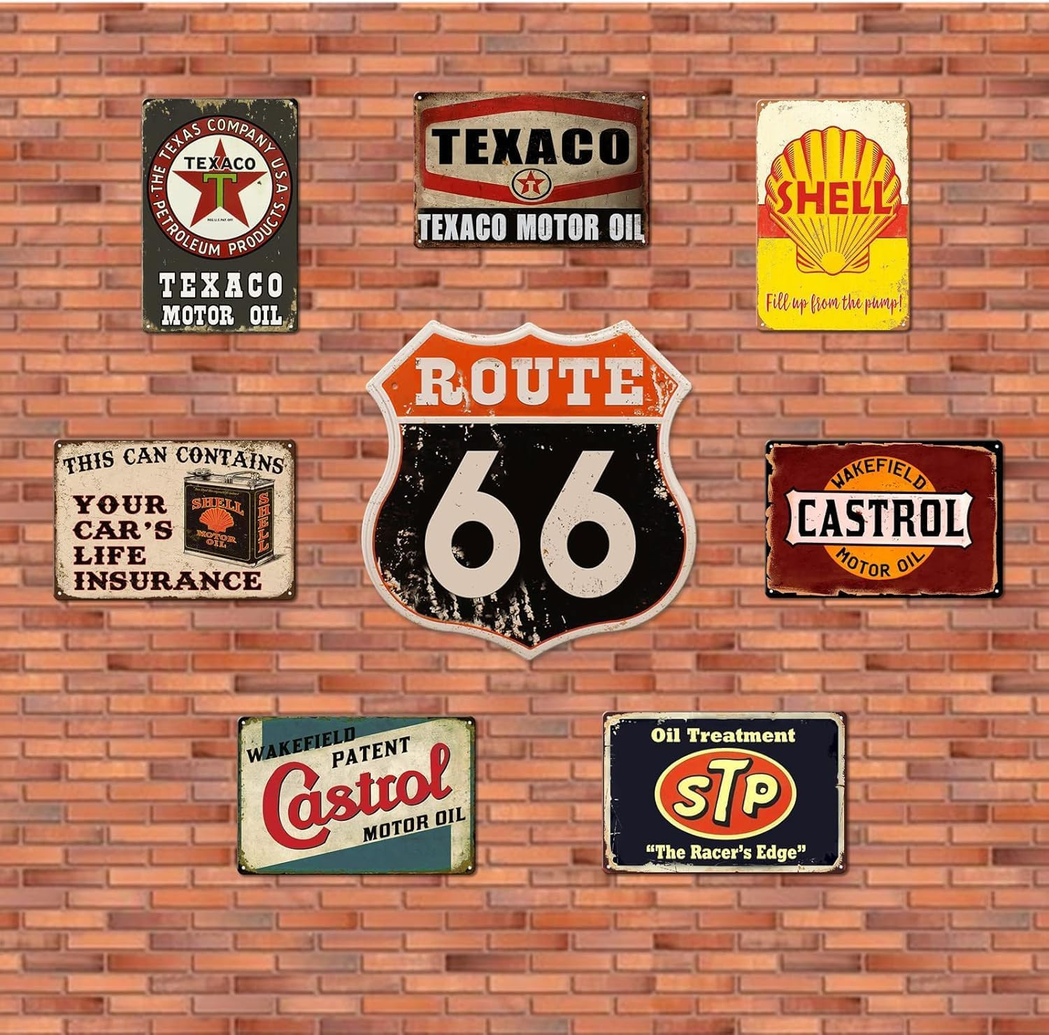 Vintage Metal Tin Signs Retro Garage Signs For Men Wall Decorations Old Car Shop