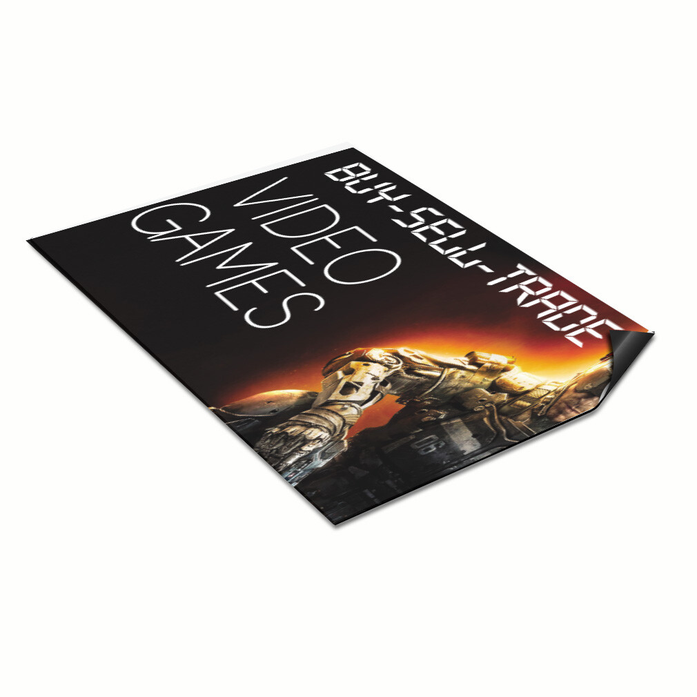 Car Magnet Set of 2 Buy Sell Trade Video Games Business Industrial Sign