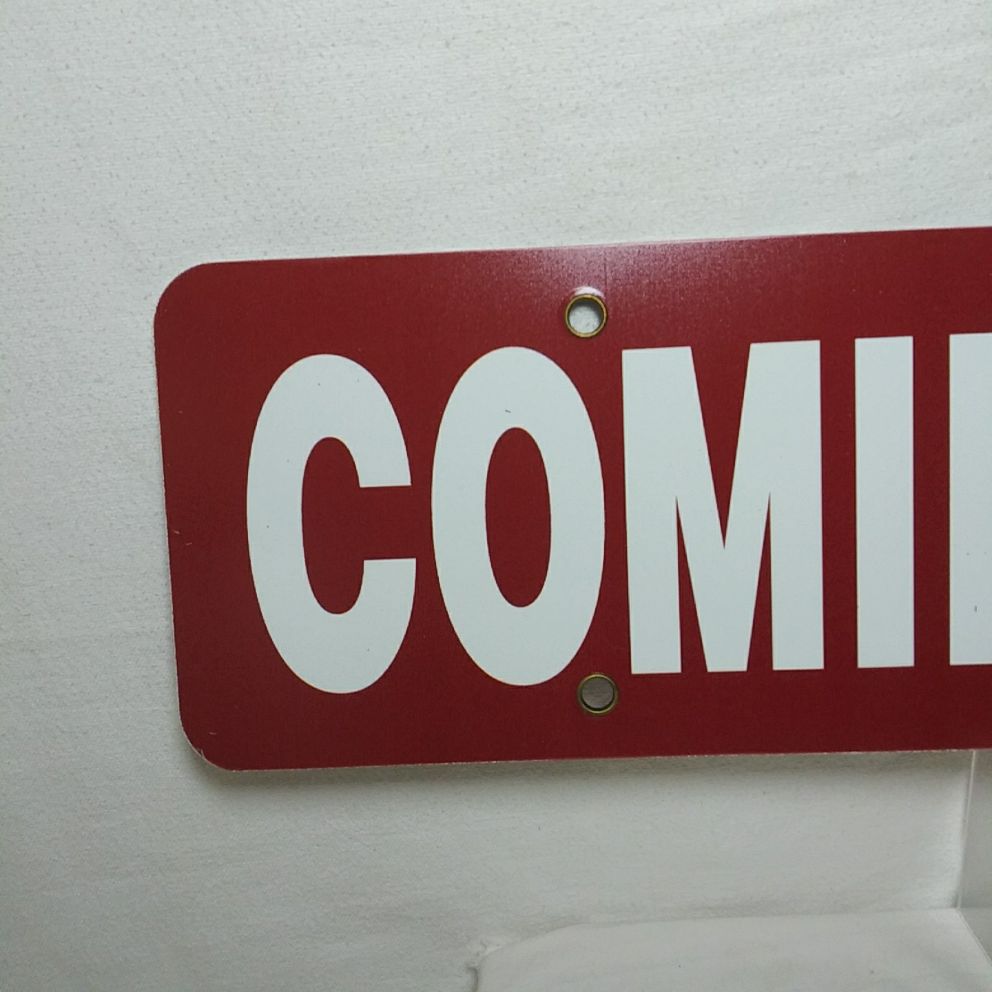 8 Real Estate Rider Sign Coming Soon 6X24 Weather Fade Proof Sign Metal Grommets