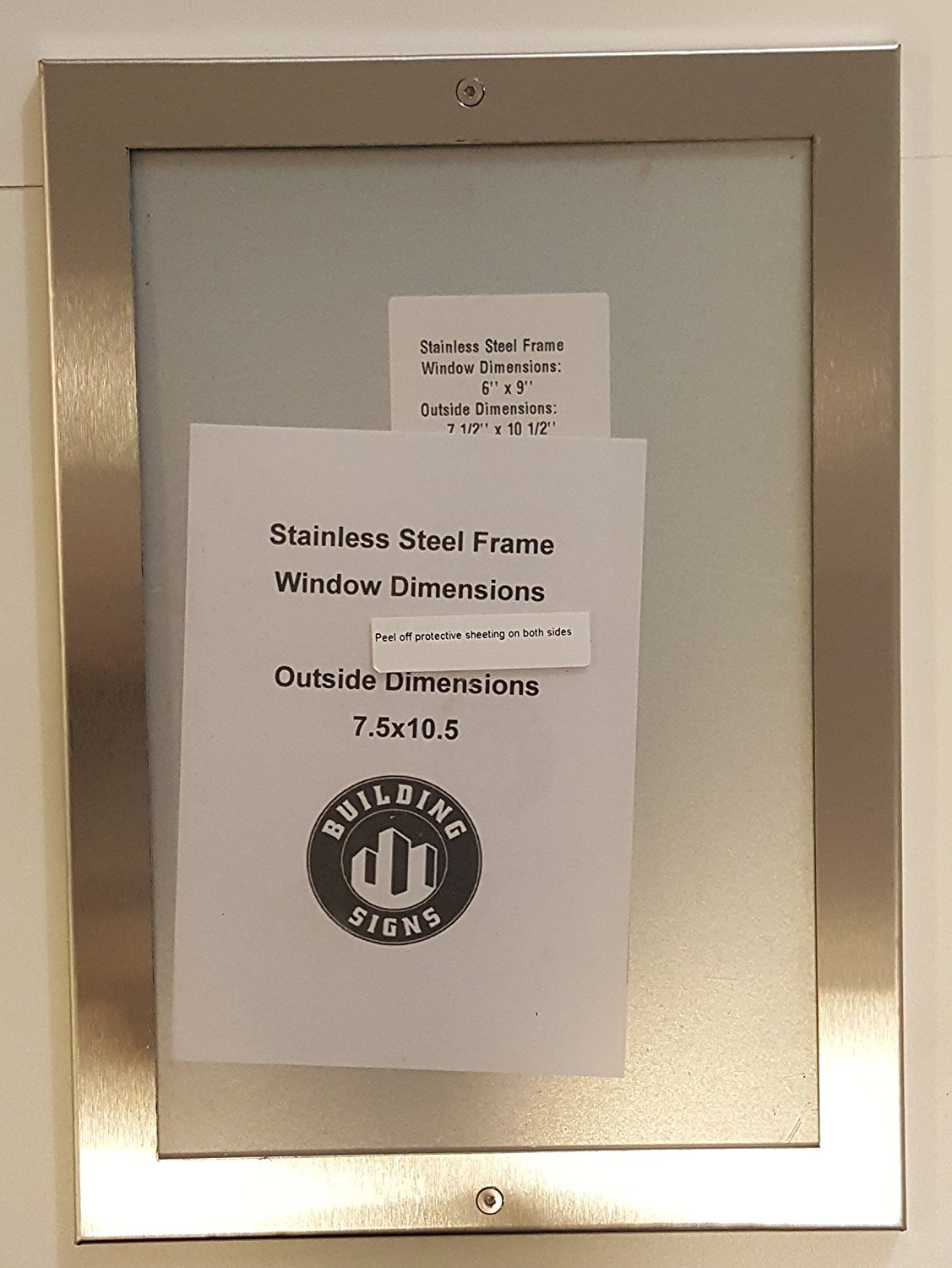 DIRECTORY FRAME 6×9 STAINLESS STEEL-REF24-1027