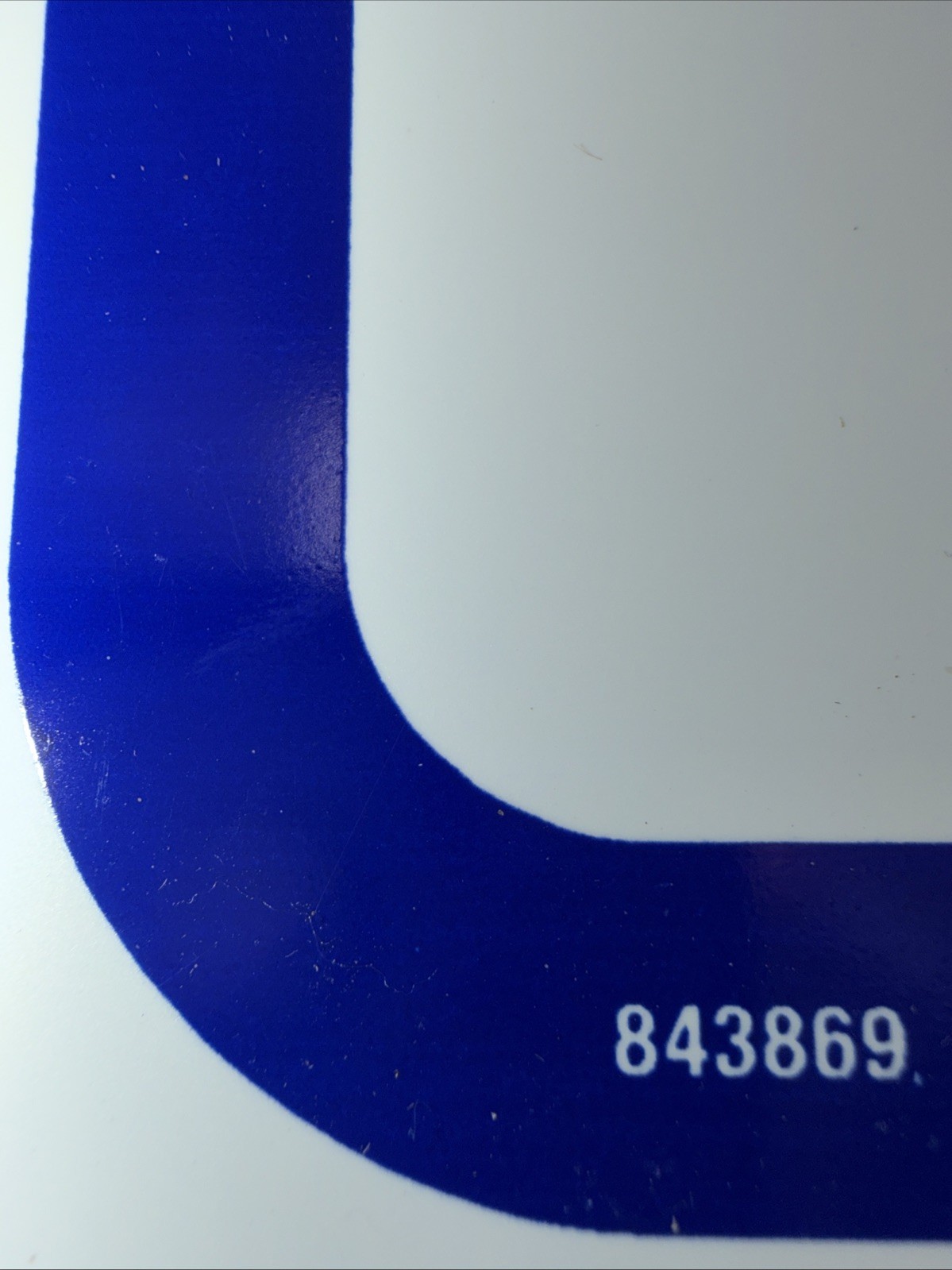 Hillman 843869 Reserved Online Order Parking Sign, 15&Prime; x 19&Prime;, Blue Vinyl USA{91}