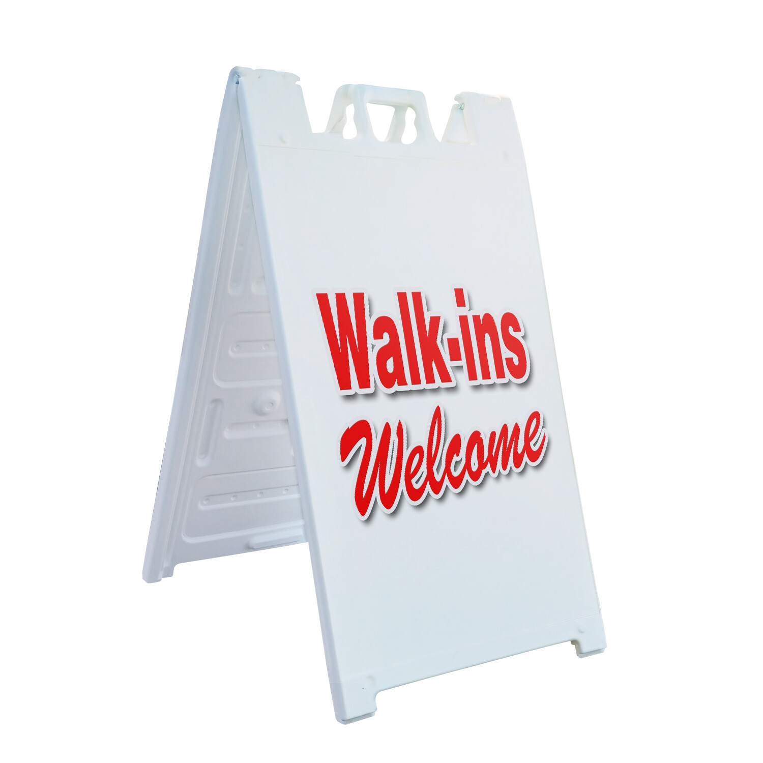 A-frame Sidewalk Walk-ins Welcome 24&Prime; x 36&Prime; Double Sided A-Frame Sidewalk Sign