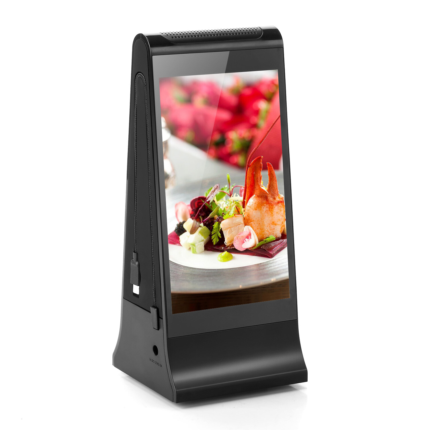 New 8 Inch Double Side LCD Touch Screen Digital Desktop Advertising Player