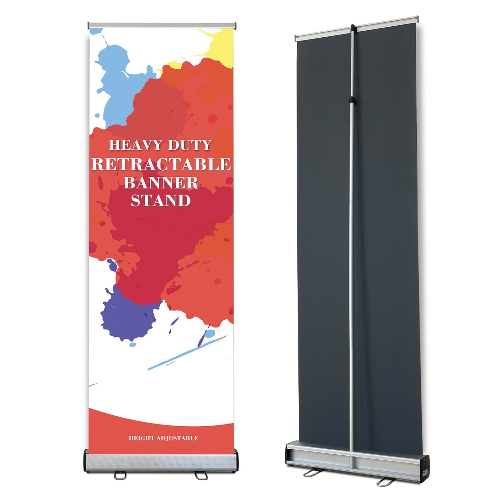 Heavy-Duty Standard Retractable Roll Up Banner Stand 24&Prime; 31.5&Prime; 33.5&Prime; 36&Prime; 40&Prime; 60&Prime;