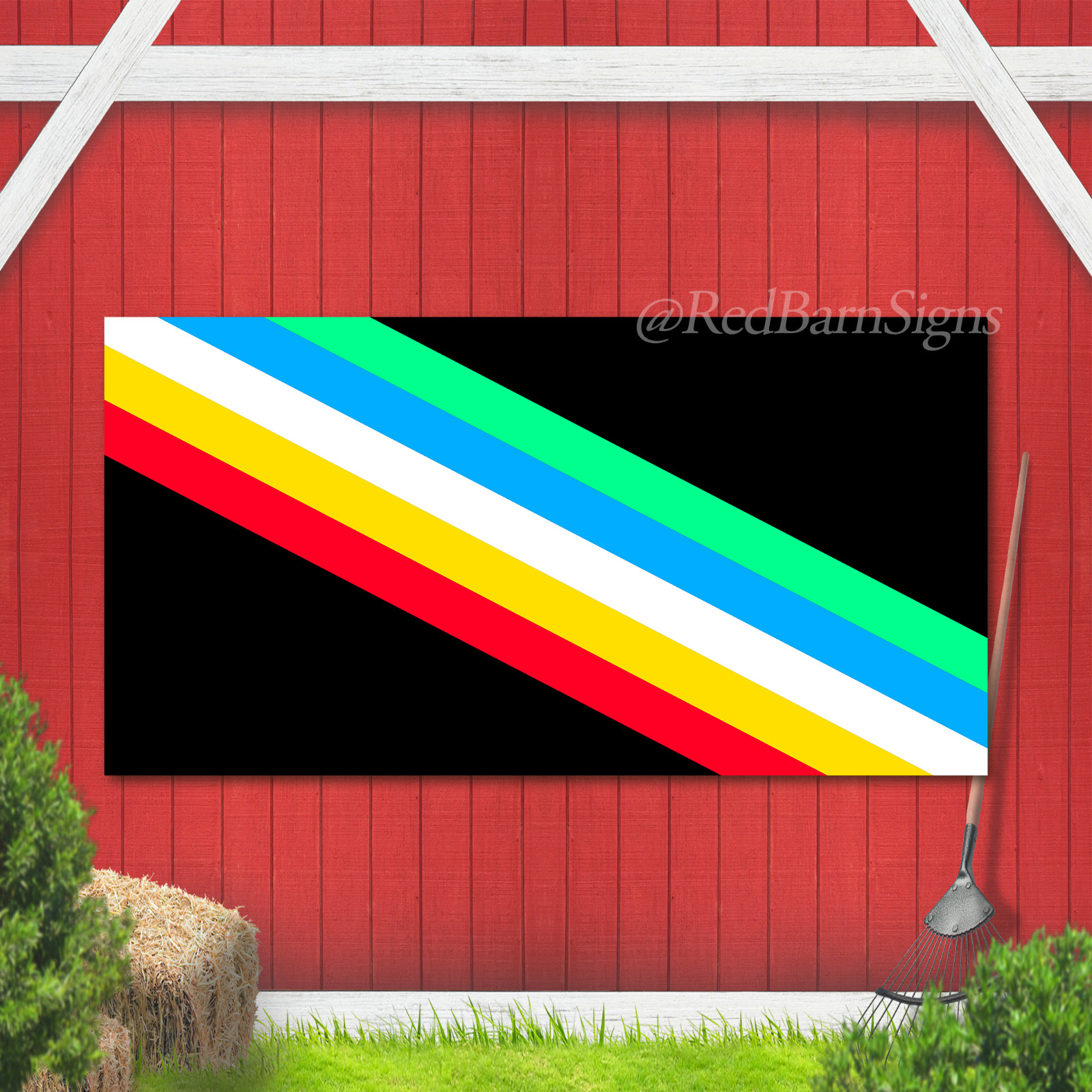 Disability Pride Premium Quality 100D Woven Poly Nylon Flag Banner
