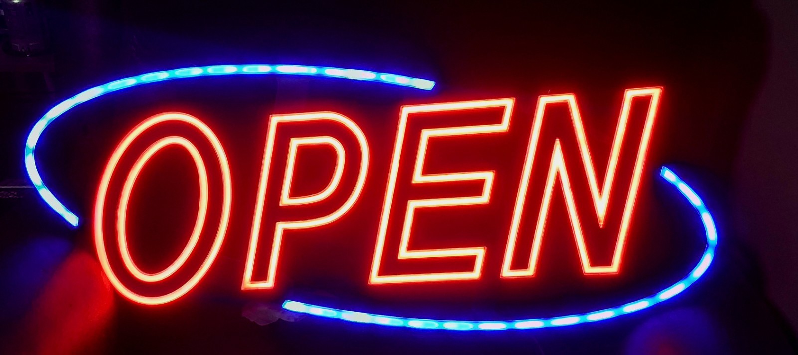 Optiva Ultra Bright LED Open Sign 31.5&Prime;