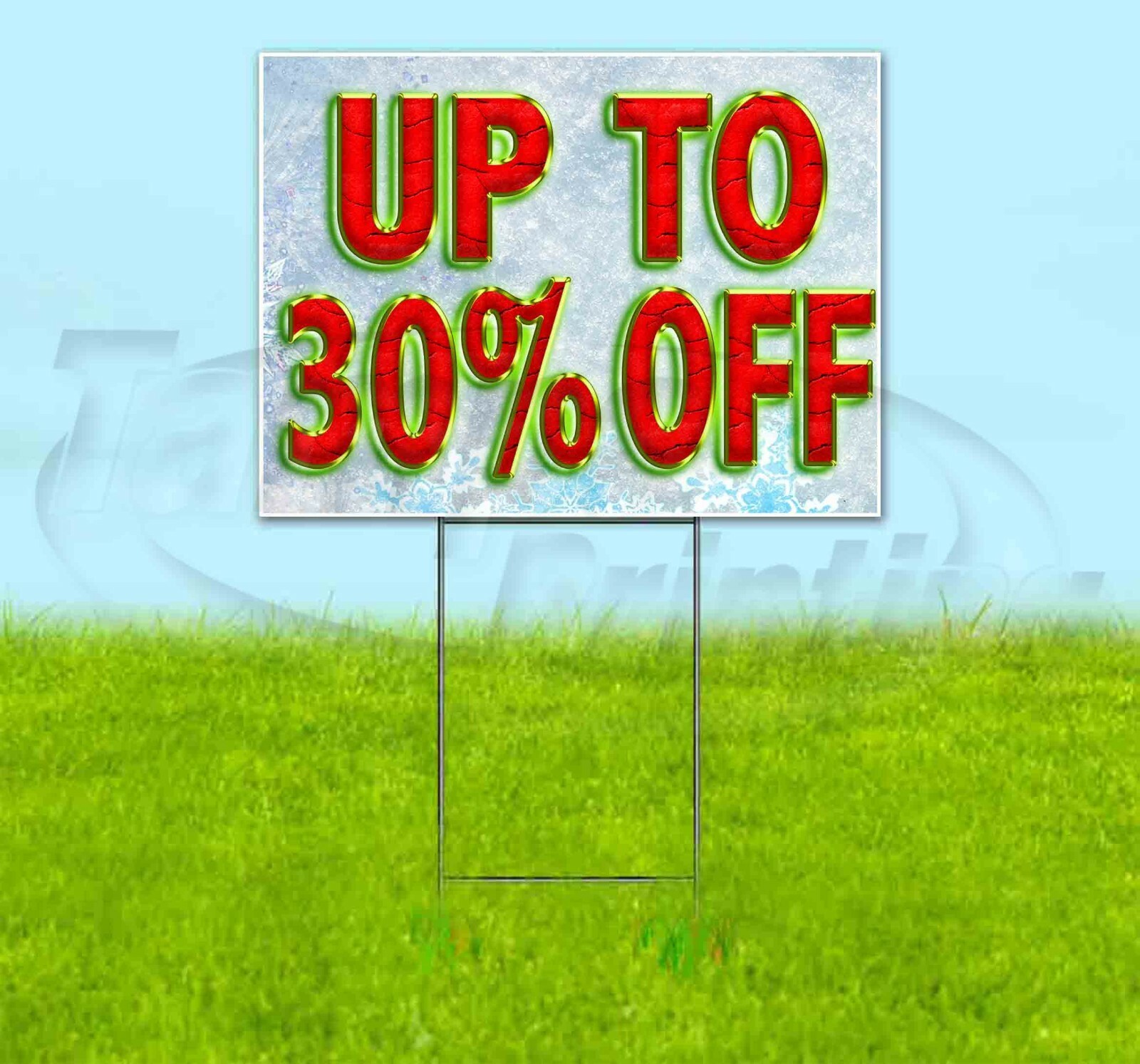 UP TO 30% OFF 18×24 Yard Sign Corrugated Plastic Bandit Lawn Business CHRISTMAS