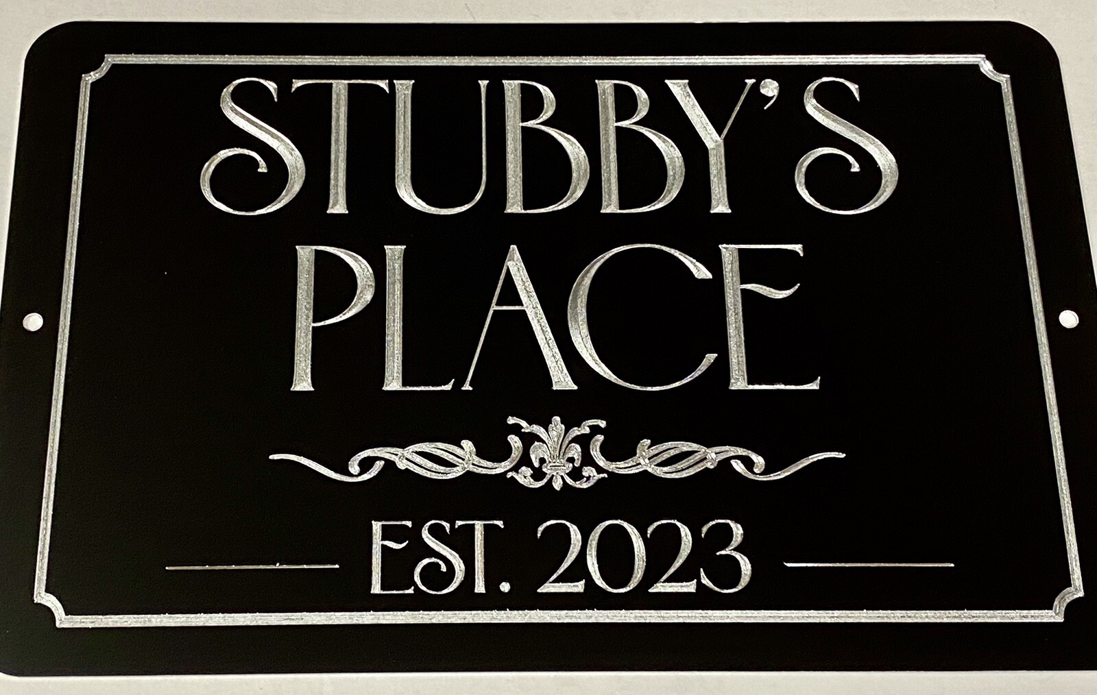 Engraved Personalized Custom Company Business Street Address Metal Sign 15×9.5