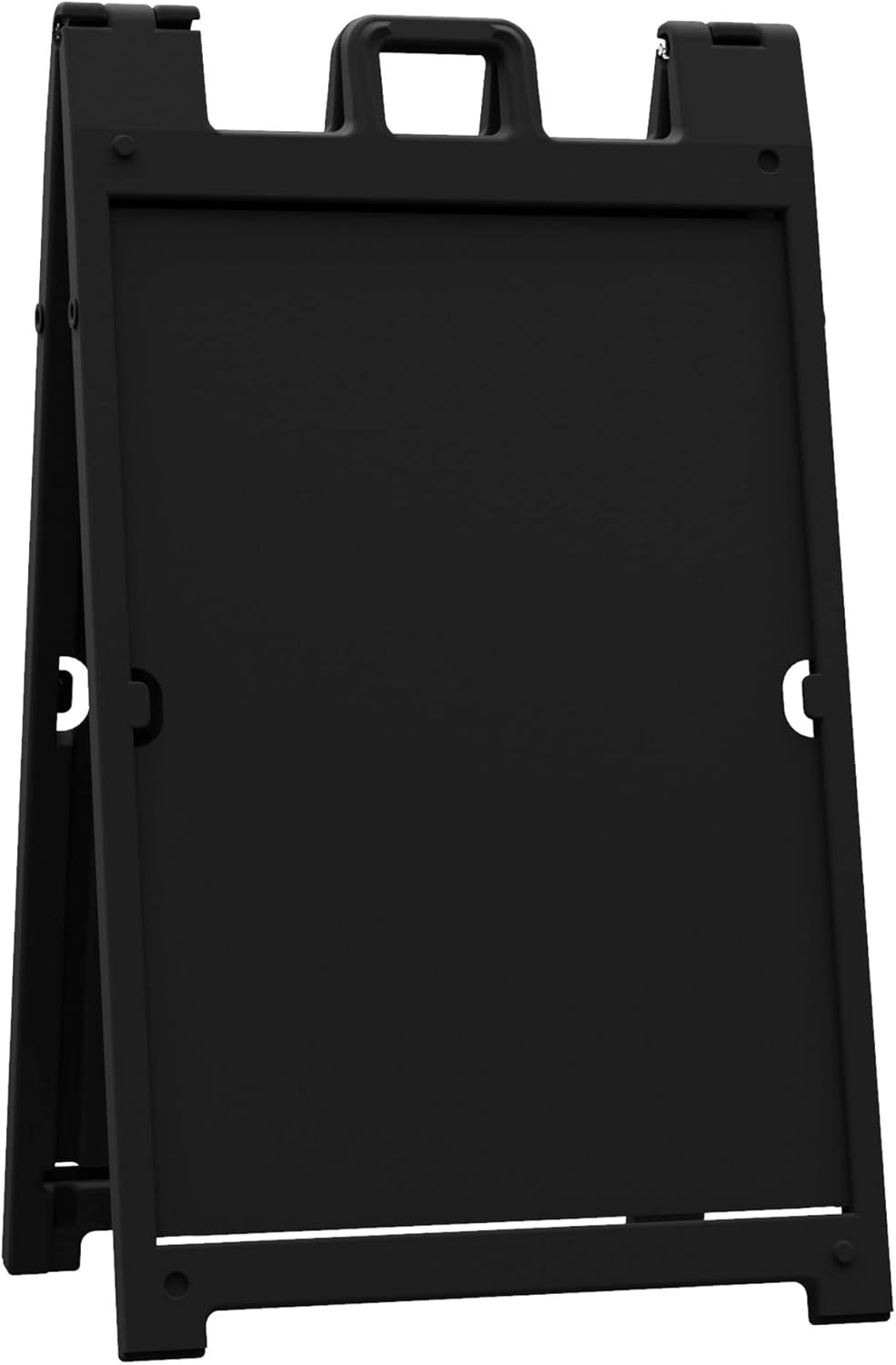 Plasticade Signicade Deluxe A Frame Durable Folding Double Sided Portable,Black