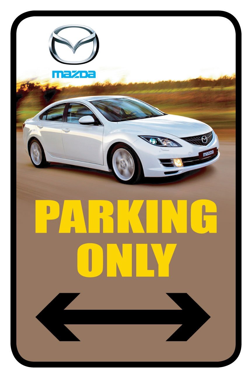 Mazda | Metal Parking Sign | 12&Prime;W x 18&Prime;H