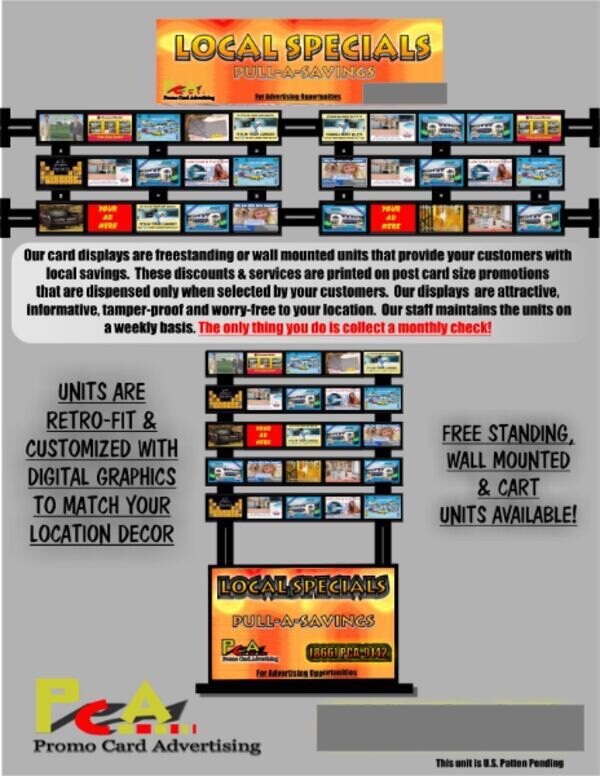 Advertising Display Units Make $30k+ Selling Ad Space in your Business Location