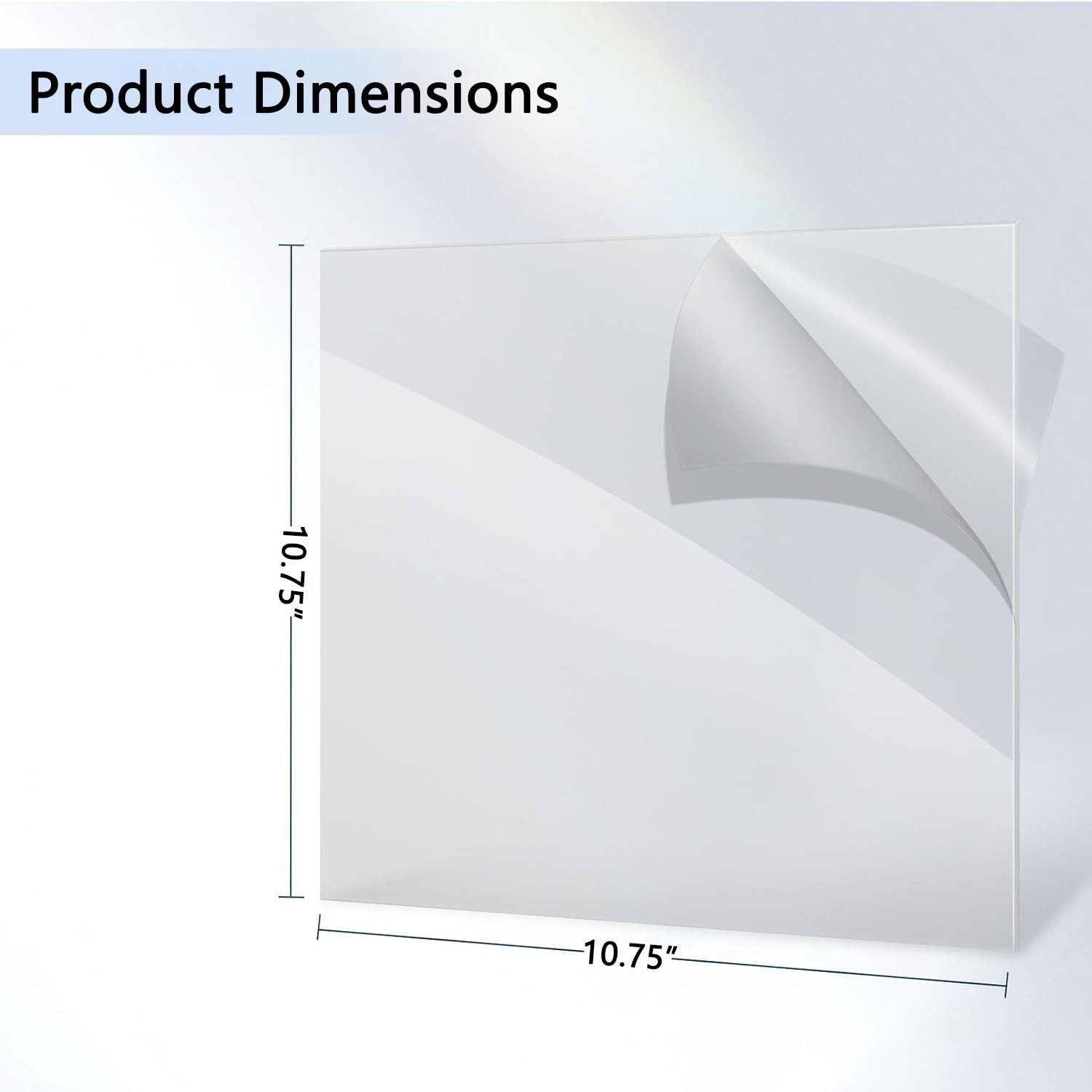 « 4-Pack Hazmat Placard Holder Shields 10.75&Prime; »x10.75&Prime; » Clear Polycarbonate »