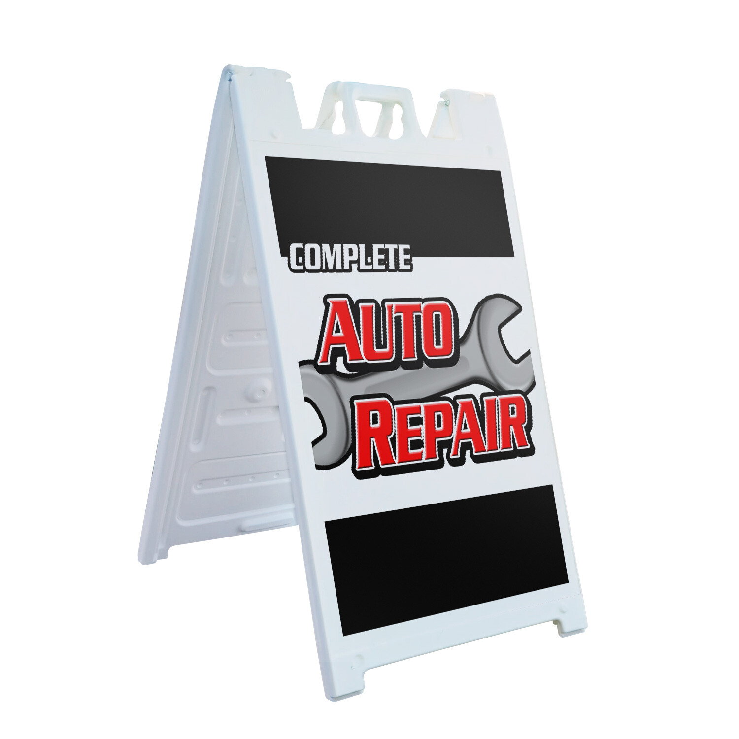 A-frame Sidewalk Complete Auto Repair 24&Prime; x 36&Prime; Double Sided A-Frame Sidewalk Si