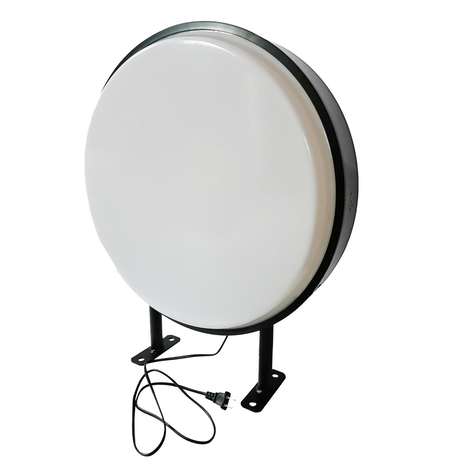 US Stock 20&Prime; Round LED Light Box/Circular Projecting Lightbox/Signs Supply Blank