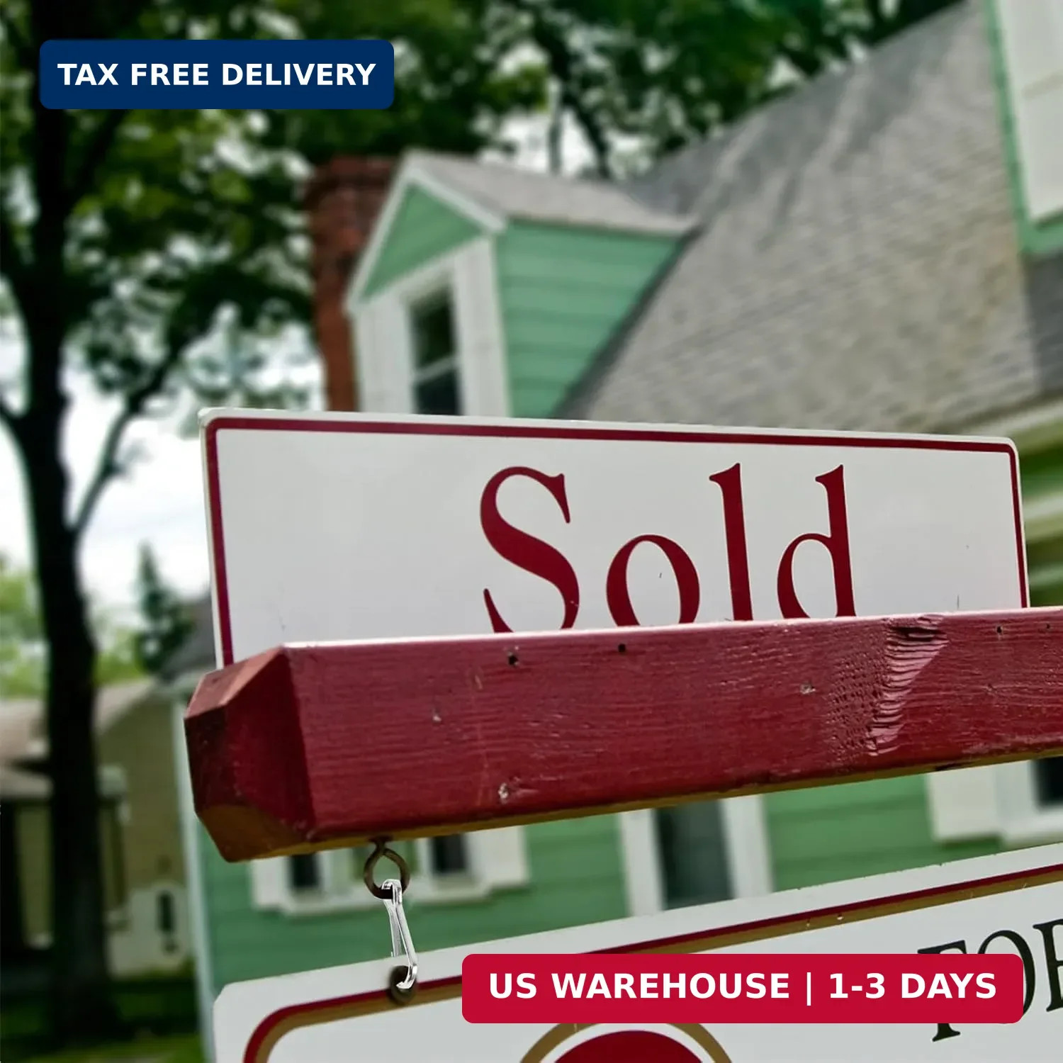 60 PCS Real Estate Sign Rider Clips 2 Inch Metal Hanging Real Estate Sign Clips