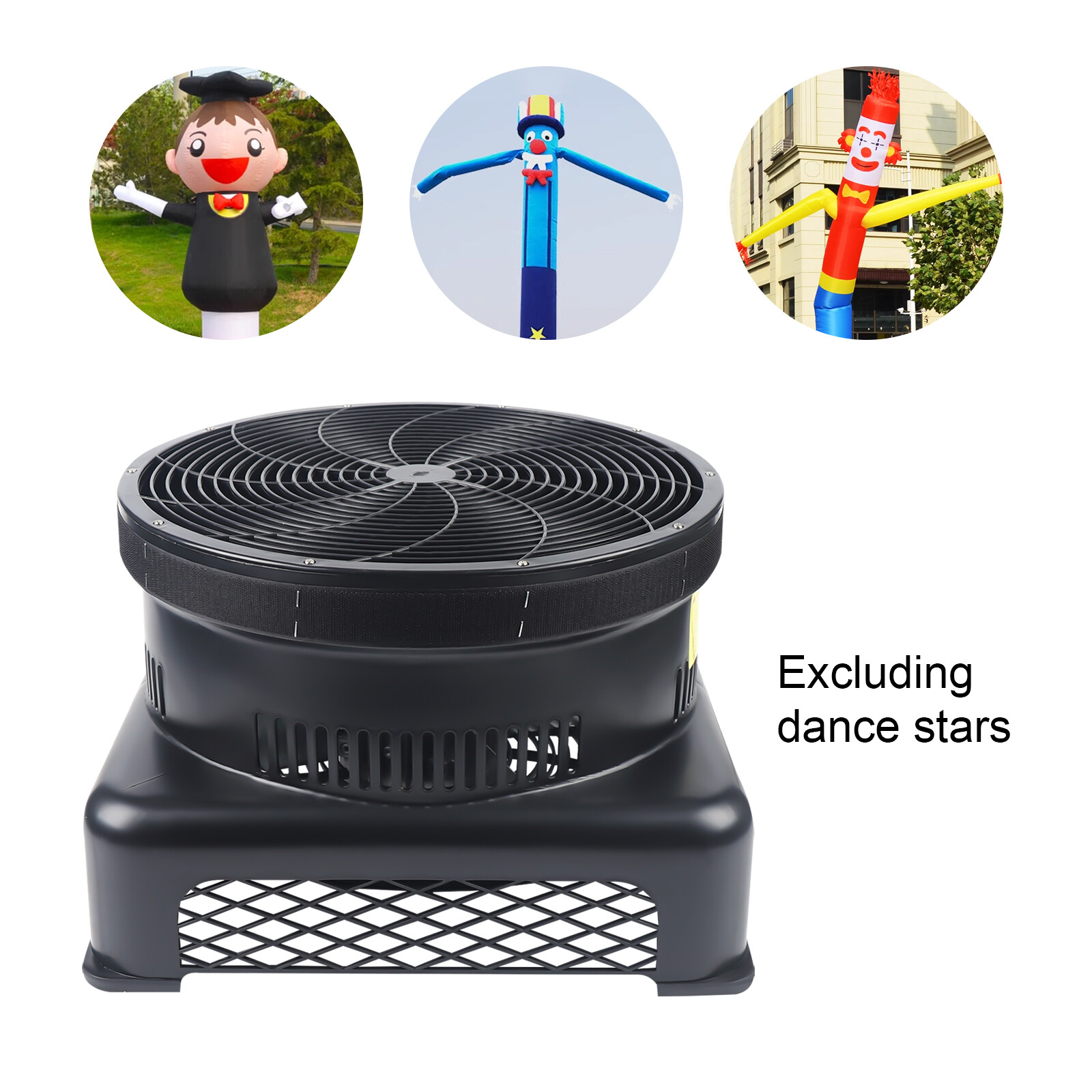 17.7&Prime; Air Blower Fan Fit Inflatable Wind Dancer Tube Man Fly Guy Sky Puppet 950W