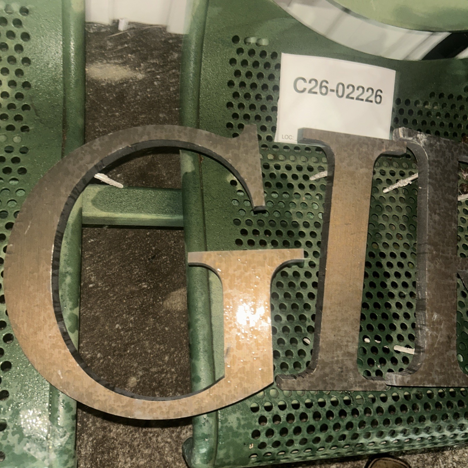 GIRL 10 Inch Sign Letters Brass Outdoor G I R L 10” Sign Girl