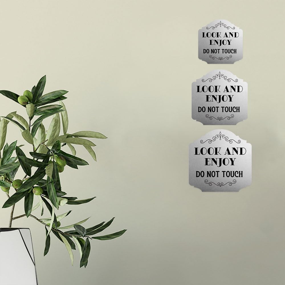 Look And Enjoy Do Not Touch Wall Door Sign Home Office Decor Medium